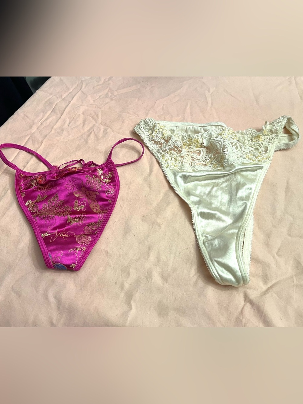 Two very sexy, elegant thongs